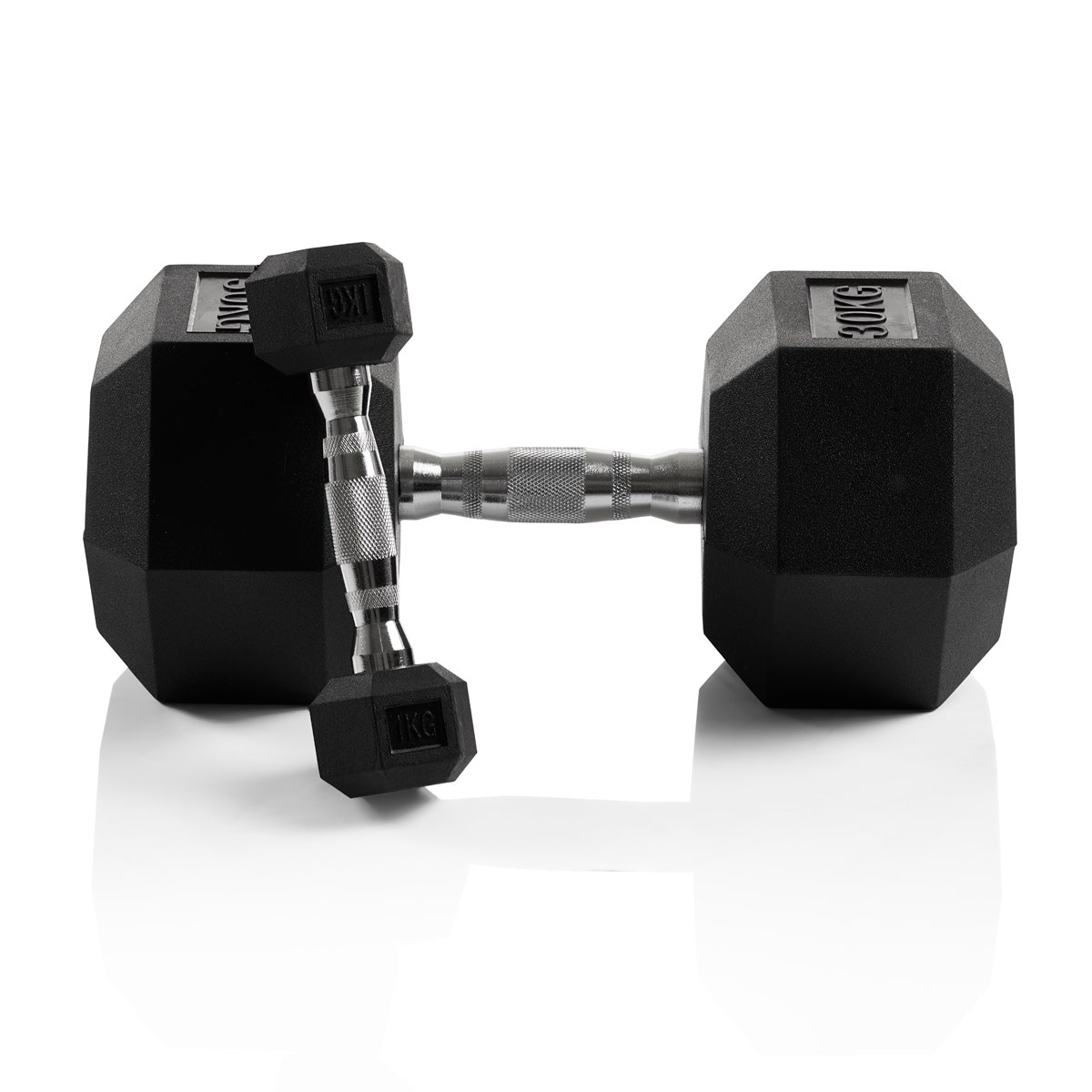 Hexagon compact dumbbells 1 - 30 kg