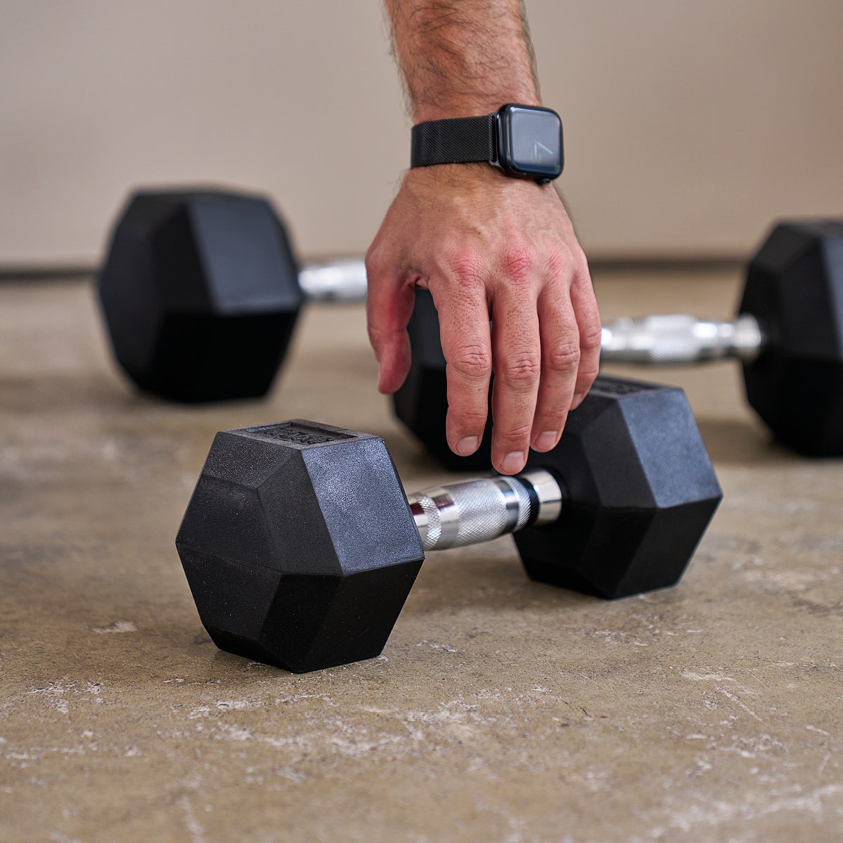 Hexagon compact dumbbells 1 - 30 kg