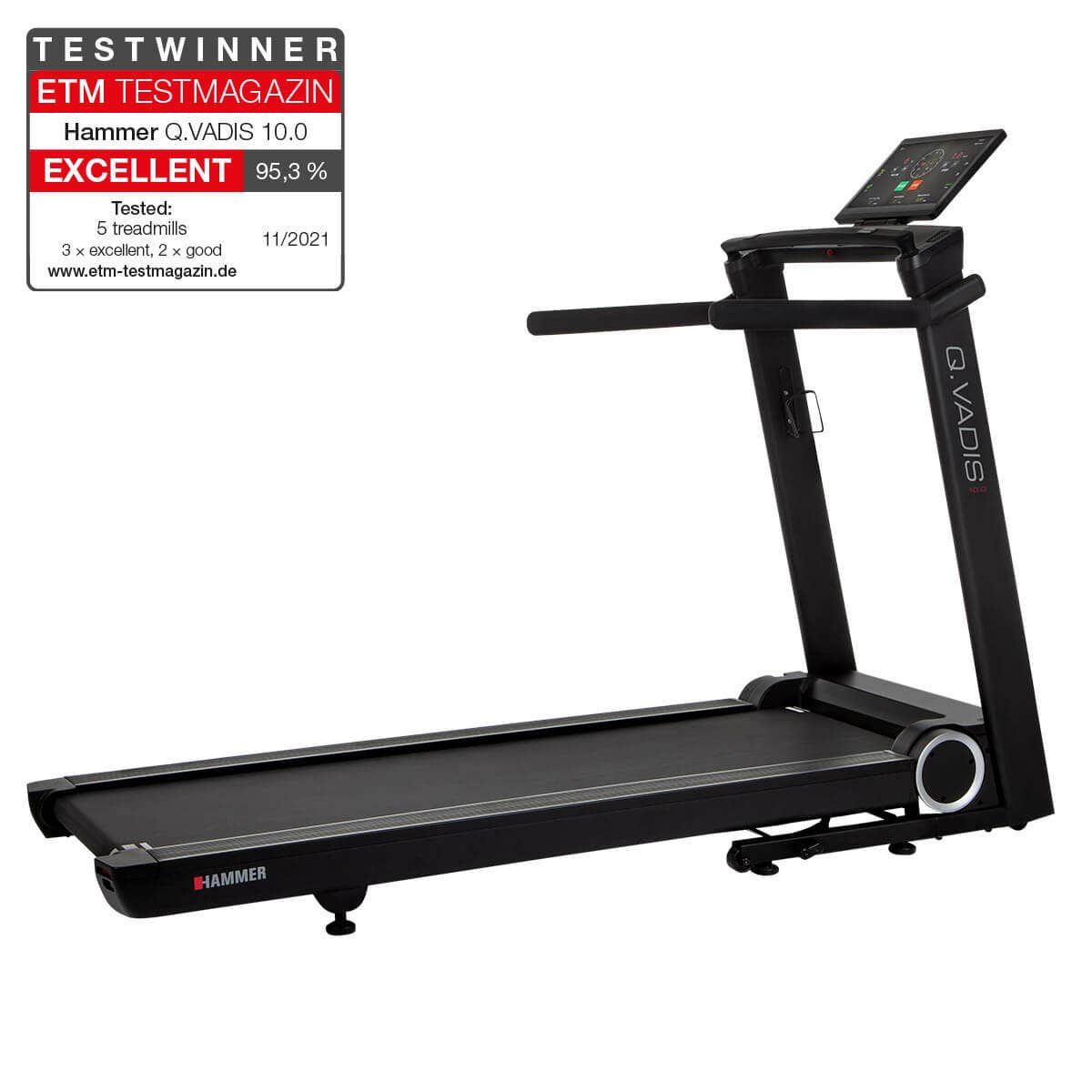 ETM test winner HAMMER treadmill Performance ETM test winner HAMMER treadmill Performance