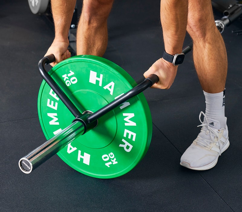 Includes landmine holder & handle Includes landmine holder & handle