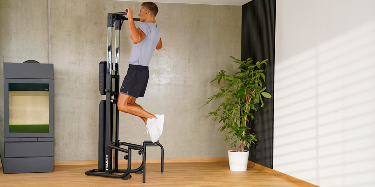 Bench Pullup&Dip Klimmzug Start