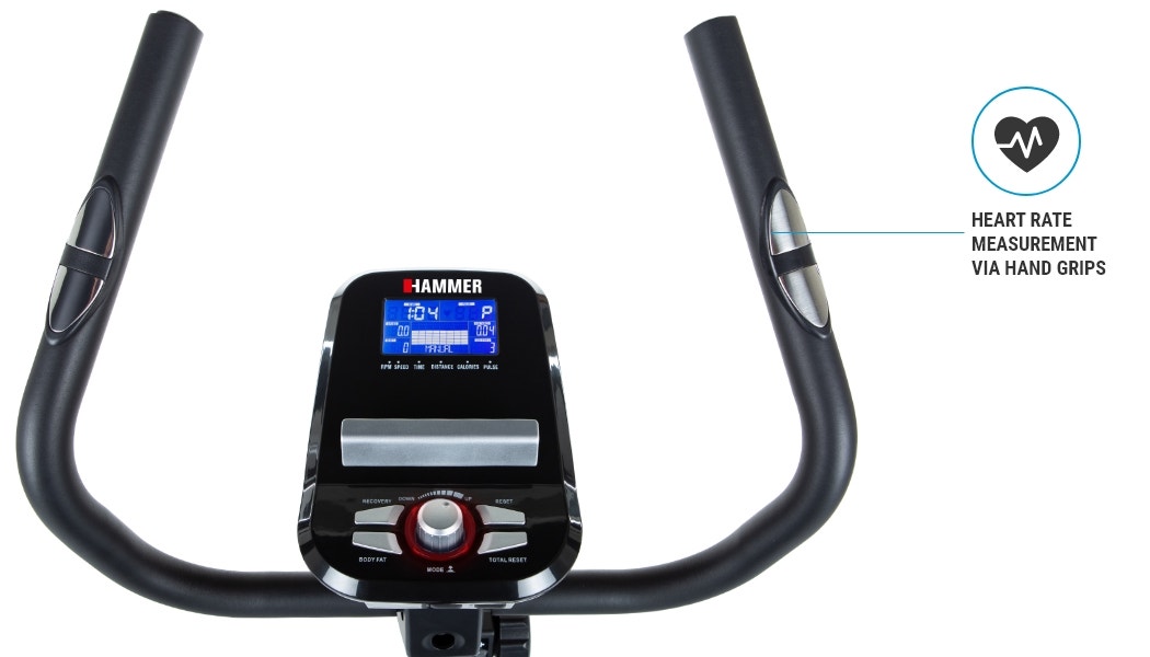 Pulse measurement via hand grips Pulse measurement via hand grips