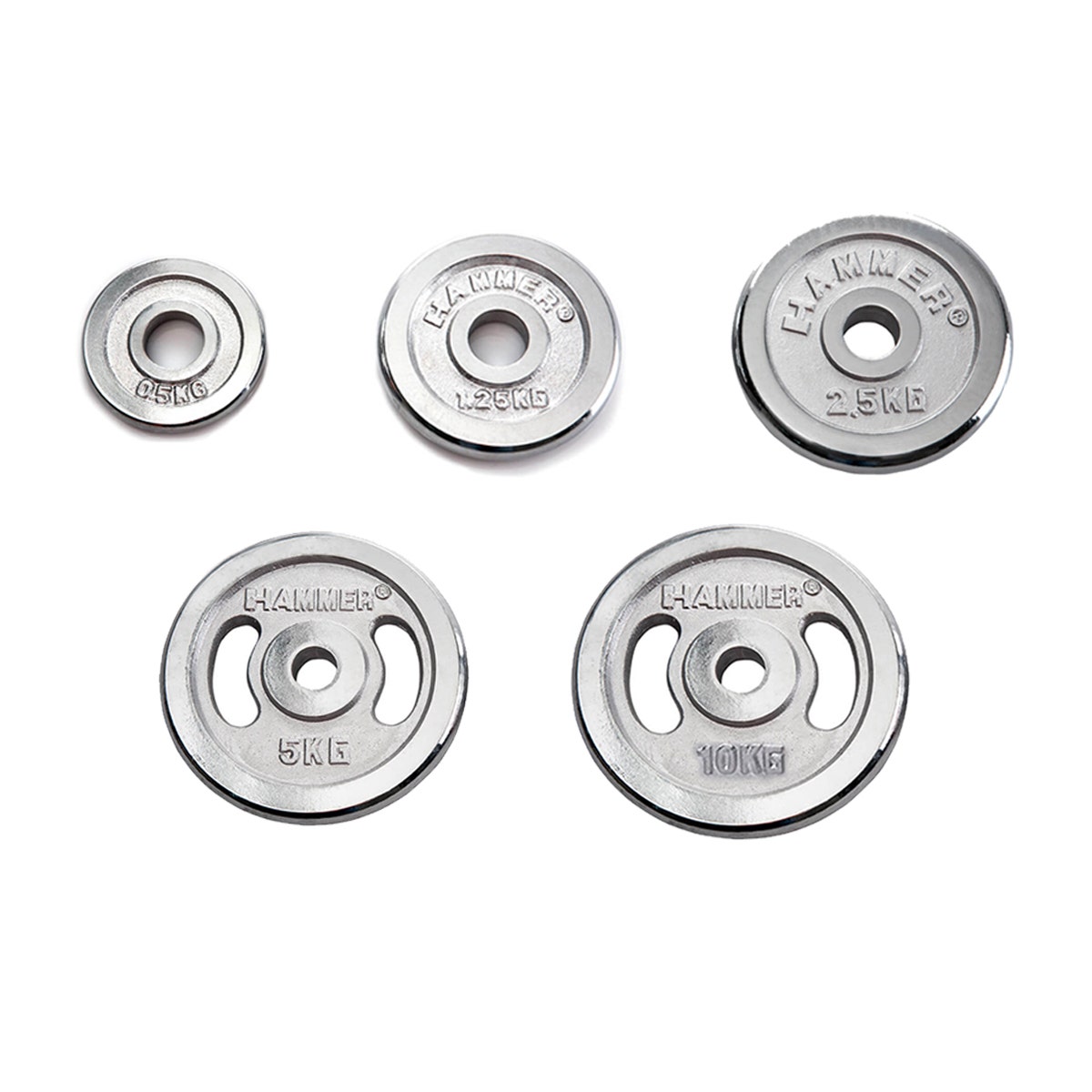 Disque de musculation en chrome 0,5-10 kg