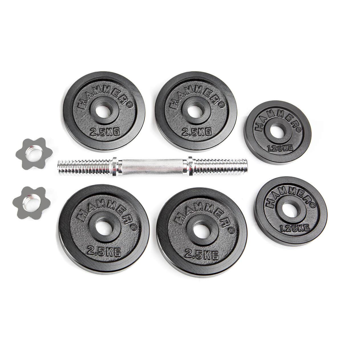 Set haltères poids 15 kg  (Ø 30 mm)