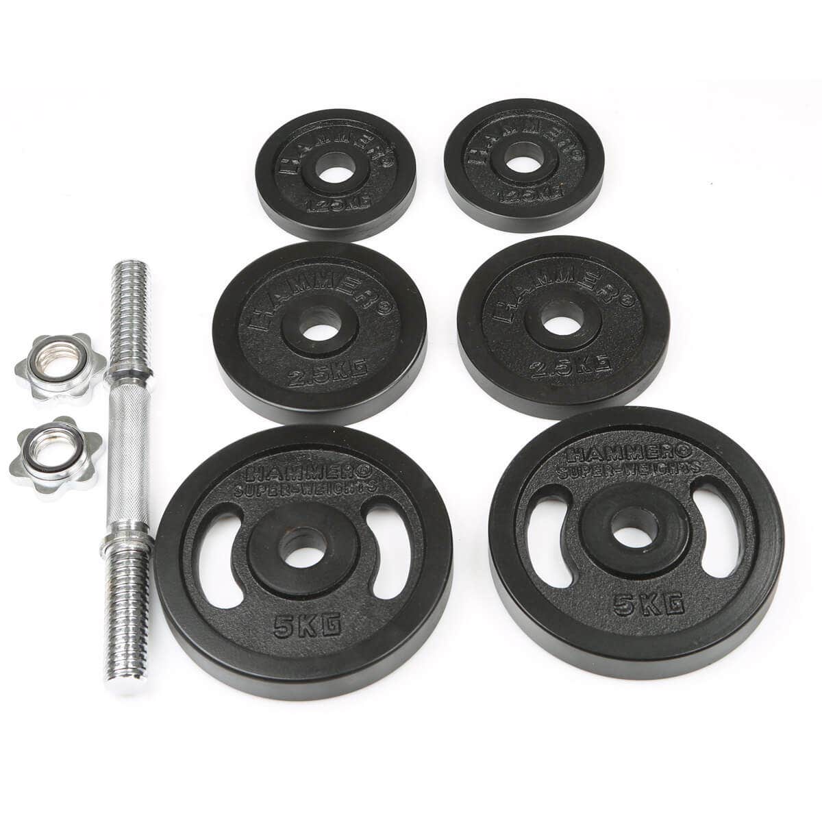 Set haltères poids 20 kg  (Ø 30 mm)