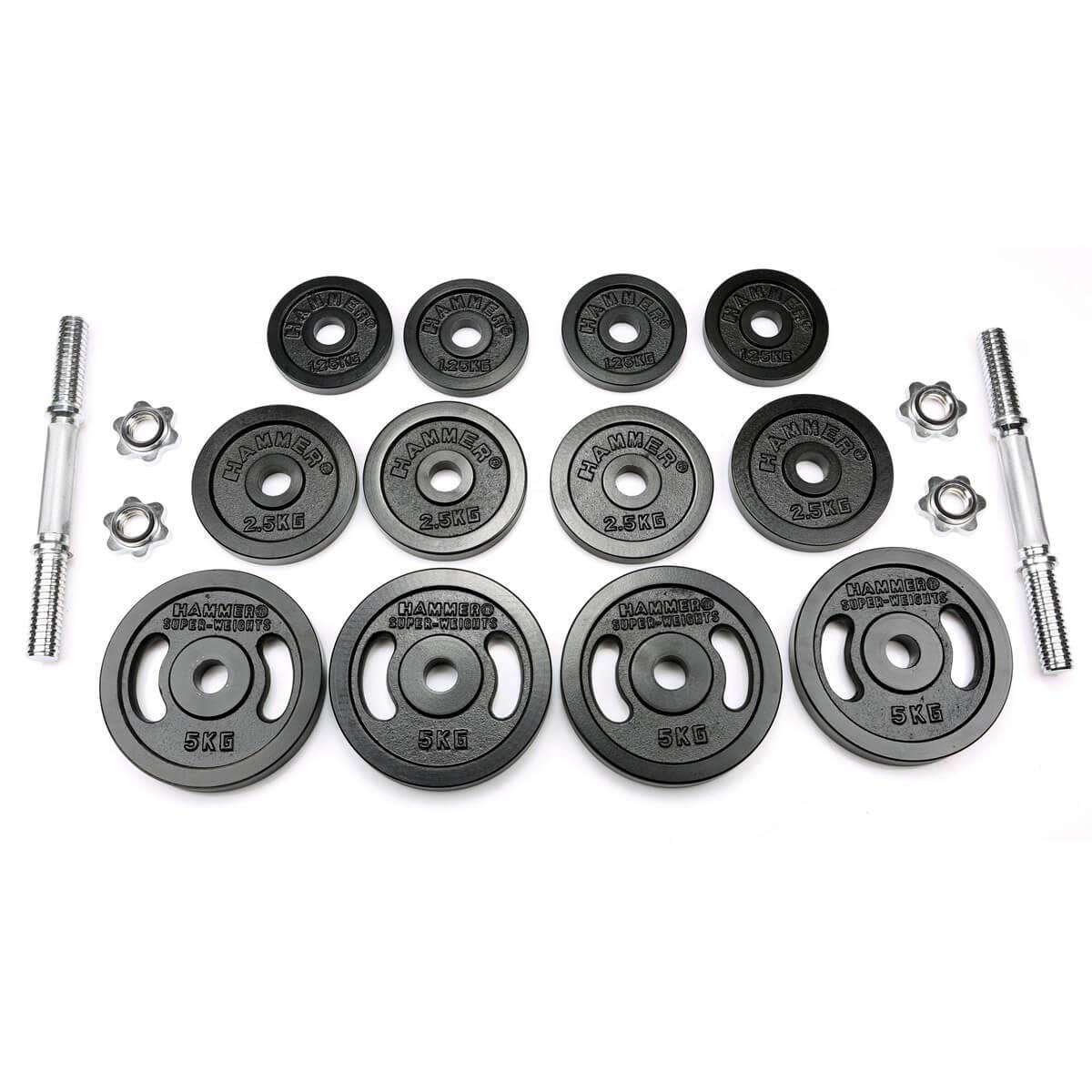 Set haltères poids 40 kg  (Ø 30 mm)