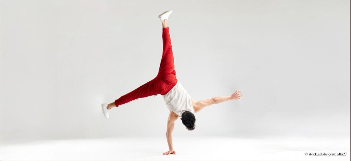 Einarmiger Handstand