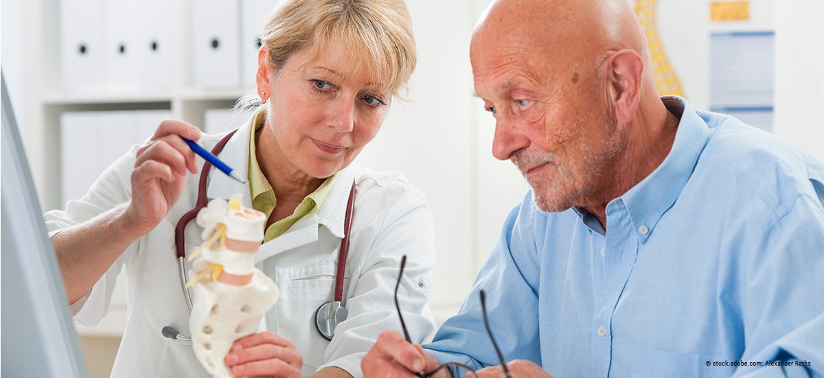Patient und Arzt: Früherkennung Osteoporose