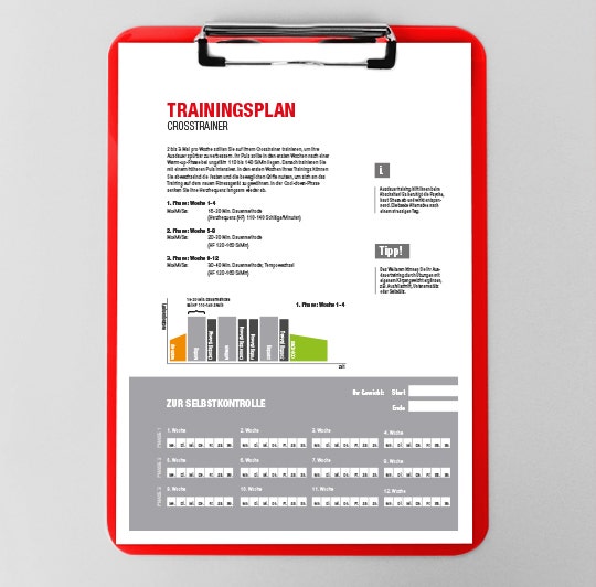 12 Wochen Trainingsplan Crosstrainer